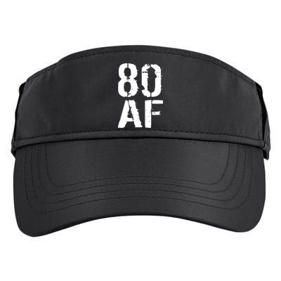 80 AF 80th Birthday Adult Drive Performance Visor