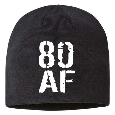 80 AF 80th Birthday Sustainable Beanie