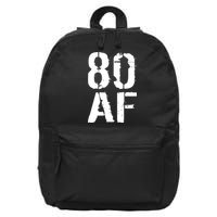 80 AF 80th Birthday 16 in Basic Backpack