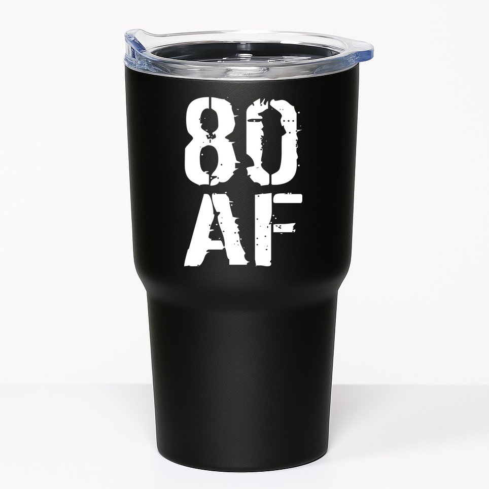 80 AF 80th Birthday Tumbler