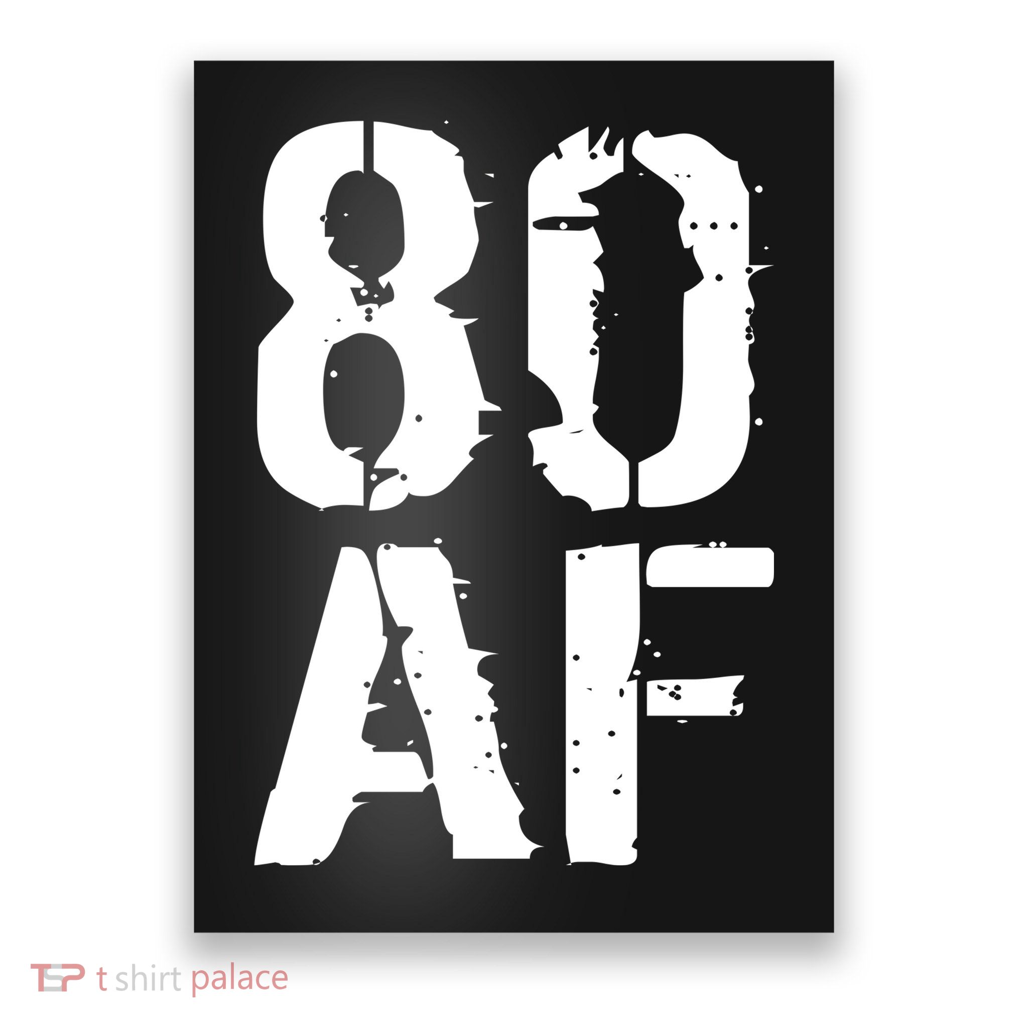 80 AF 80th Birthday Poster