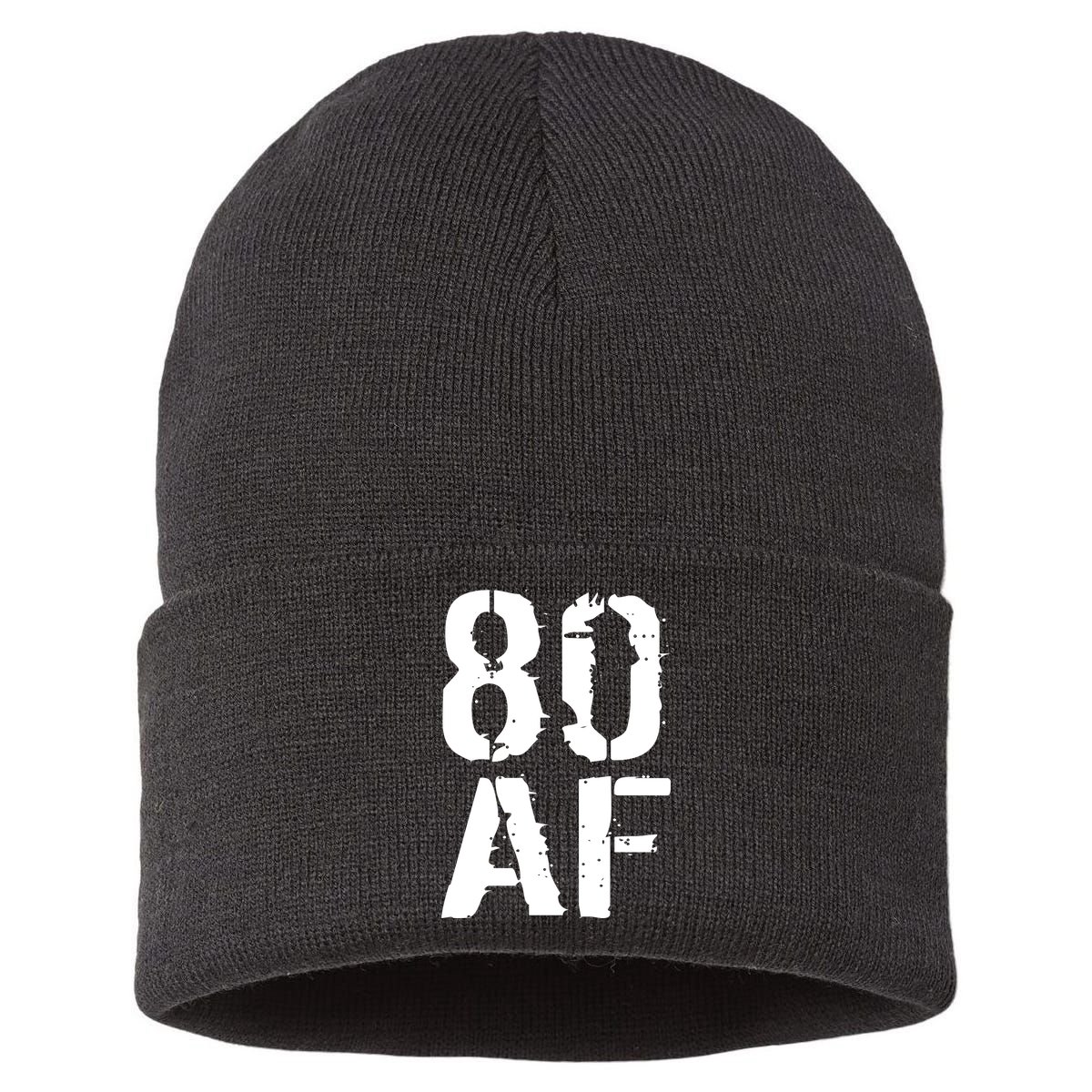80 AF 80th Birthday Sustainable Knit Beanie
