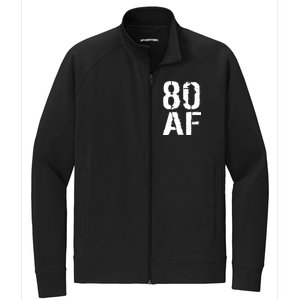 80 AF 80th Birthday Stretch Full-Zip Cadet Jacket