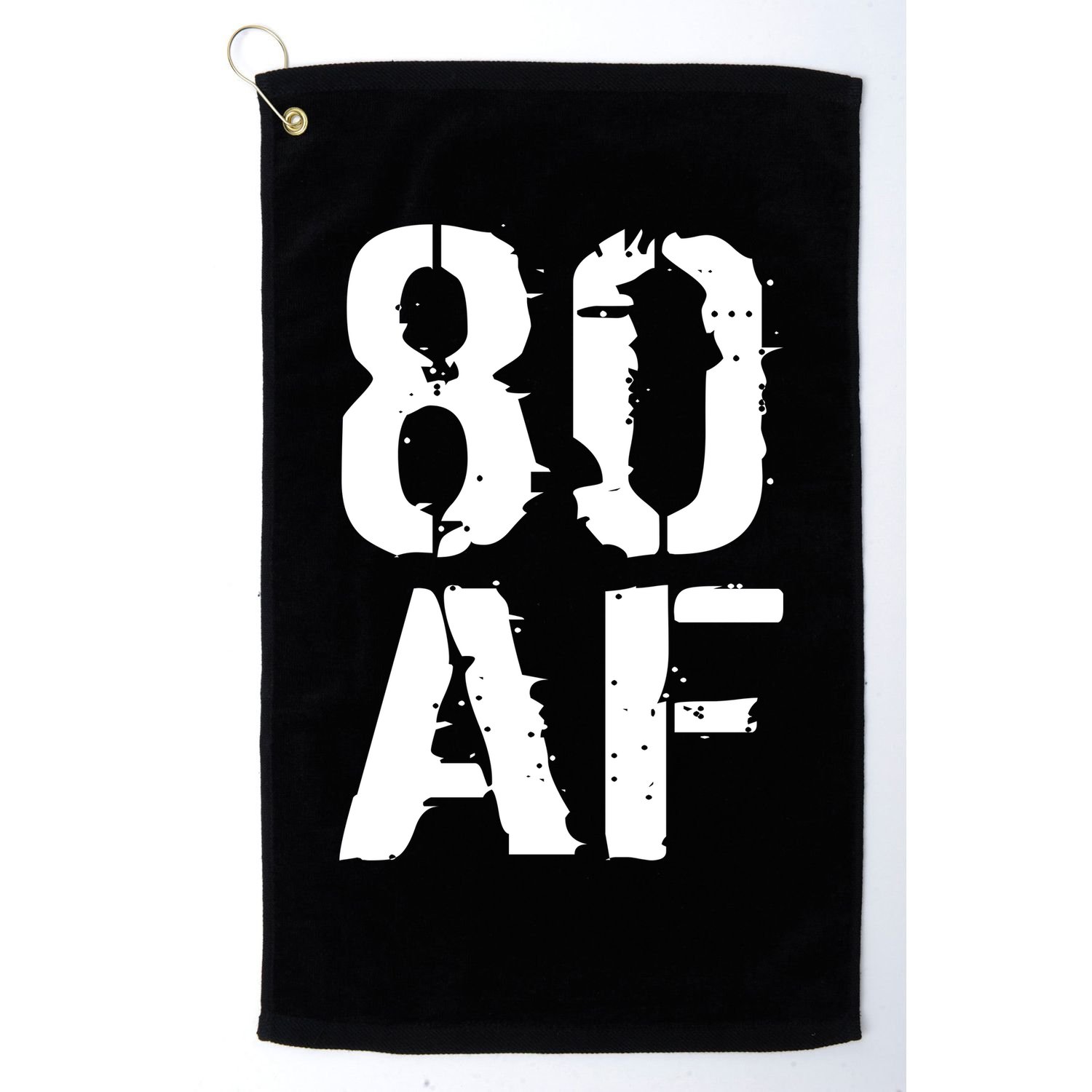 80 AF 80th Birthday Golf Towel