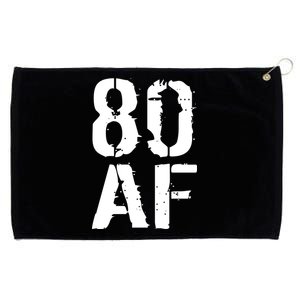 80 AF 80th Birthday Grommeted Golf Towel