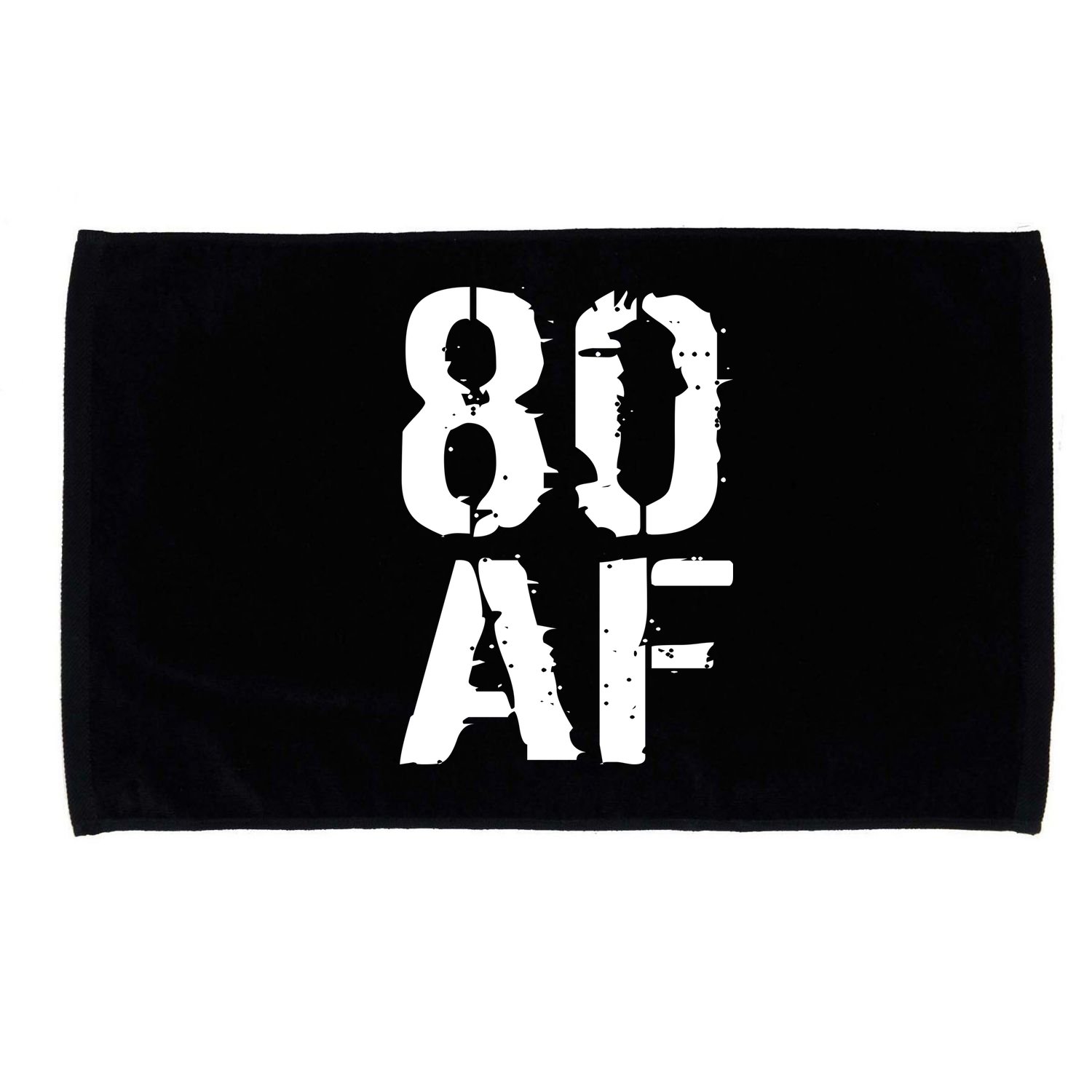 80 AF 80th Birthday Microfiber Hand Towel