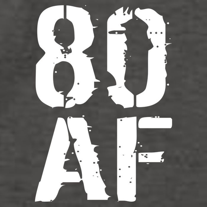 80 AF 80th Birthday Vector Backpack