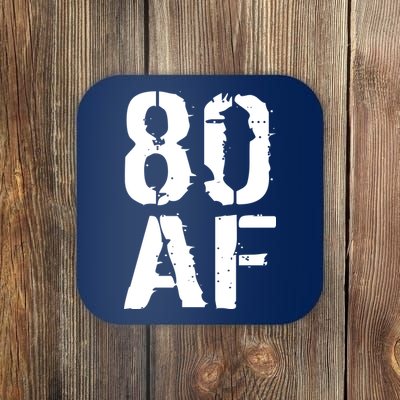 80 AF 80th Birthday Coaster