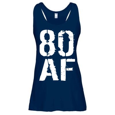 80 AF 80th Birthday Ladies Essential Flowy Tank