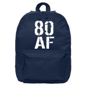 80 AF 80th Birthday 16 in Basic Backpack