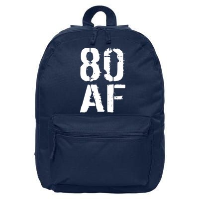 80 AF 80th Birthday 16 in Basic Backpack