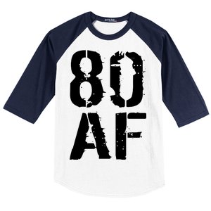 80 AF 80th Birthday Baseball Sleeve Shirt