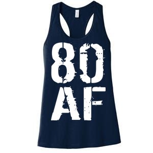 80 AF 80th Birthday Women's Racerback Tank