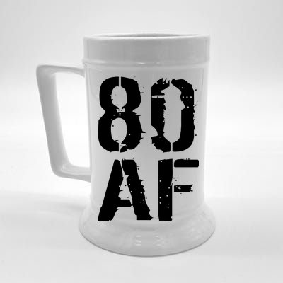 80 AF 80th Birthday Beer Stein