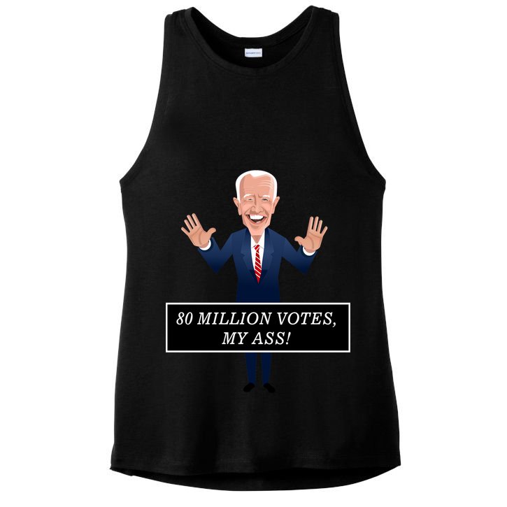 80 Million Votes My Ass Ladies PosiCharge Tri-Blend Wicking Tank