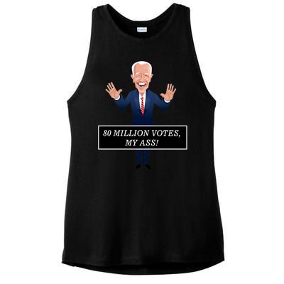 80 Million Votes My Ass Ladies PosiCharge Tri-Blend Wicking Tank