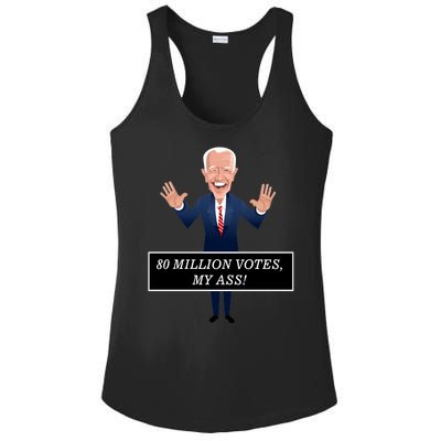 80 Million Votes My Ass Ladies PosiCharge Competitor Racerback Tank