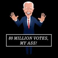 80 Million Votes My Ass Cropped Pullover Crew