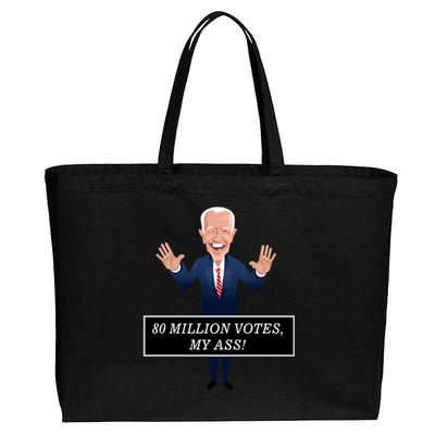 80 Million Votes My Ass Cotton Canvas Jumbo Tote