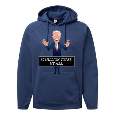 80 Million Votes My Ass Performance Fleece Hoodie