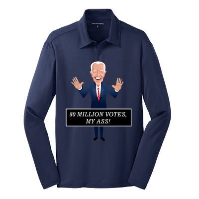 80 Million Votes My Ass Silk Touch Performance Long Sleeve Polo