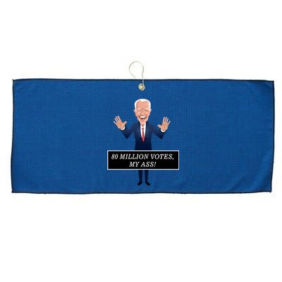 80 Million Votes My Ass Large Microfiber Waffle Golf Towel