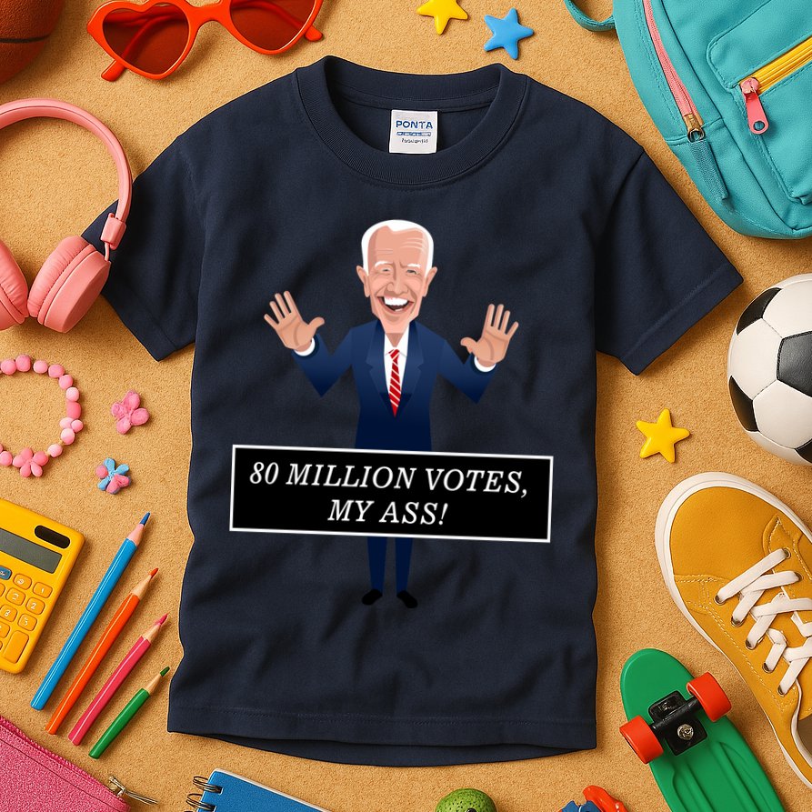 80 Million Votes My Ass Kids T-Shirt
