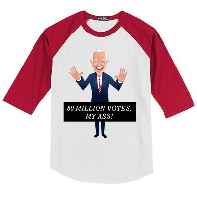 80 Million Votes My Ass Kids Colorblock Raglan Jersey