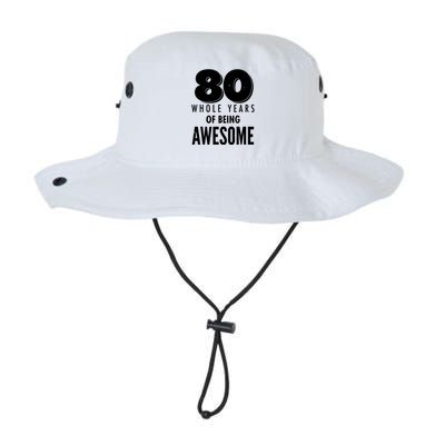 80 Whole Years Of Being Awesome Birthday Legacy Cool Fit Booney Bucket Hat