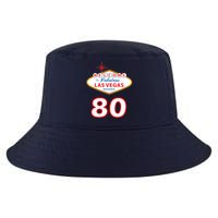 80 Years Old In Vegas - 80th Birthday Cool Comfort Performance Bucket Hat