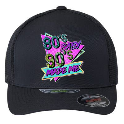 80's Baby 90's Made Me Flexfit Unipanel Trucker Cap