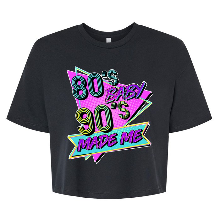 80's Baby 90's Made Me Bella+Canvas Jersey Crop Tee