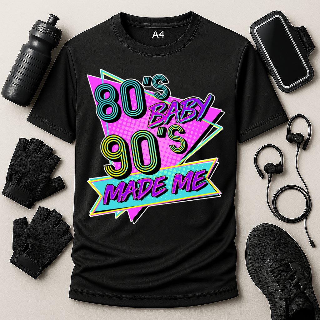 80's Baby 90's Made Me Cooling Performance Crew T-Shirt