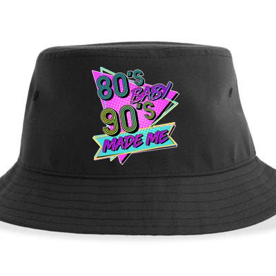 80's Baby 90's Made Me Sustainable Bucket Hat