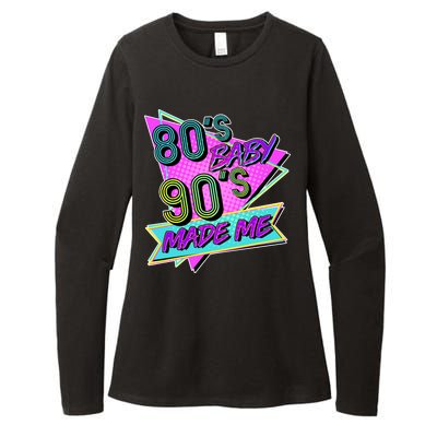 80's Baby 90's Made Me Womens CVC Long Sleeve Shirt