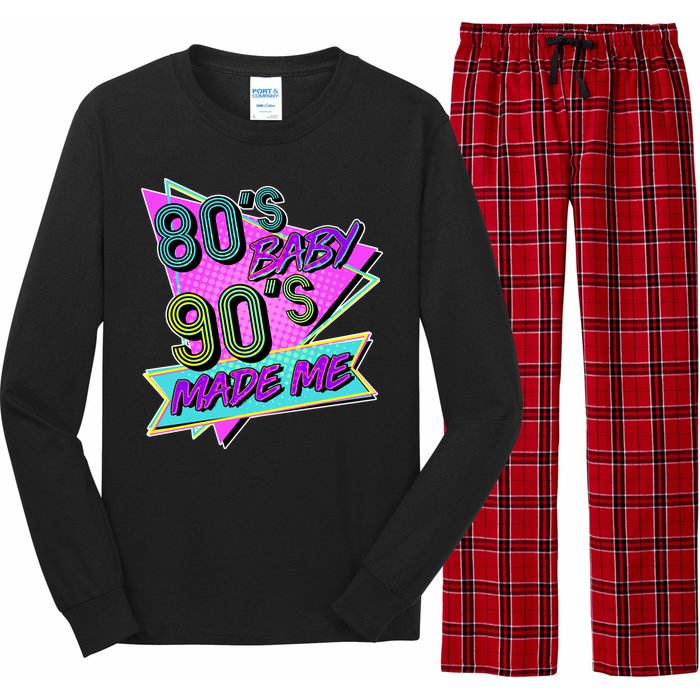 80's Baby 90's Made Me Long Sleeve Pajama Set