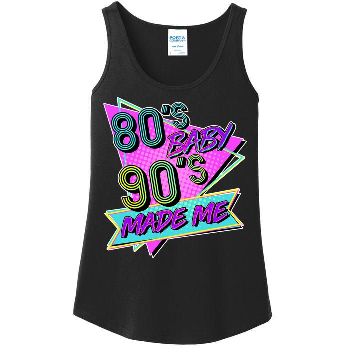 80's Baby 90's Made Me Ladies Essential Tank