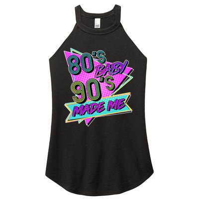 80's Baby 90's Made Me Women’s Perfect Tri Rocker Tank