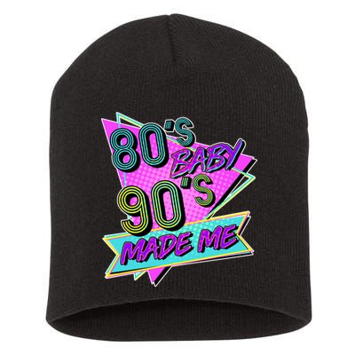 80's Baby 90's Made Me Short Acrylic Beanie