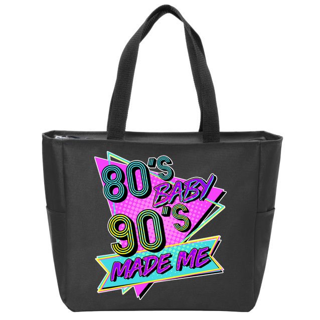 80's Baby 90's Made Me Zip Tote Bag