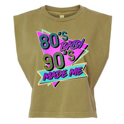 80's Baby 90's Made Me Garment-Dyed Women's Muscle Tee