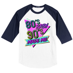 80's Baby 90's Made Me Baseball Sleeve Shirt