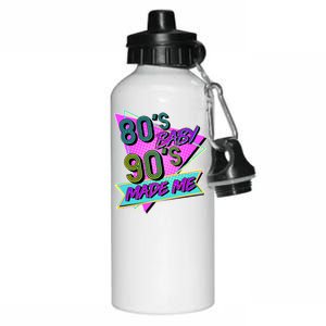 80's Baby 90's Made Me Aluminum Water Bottle