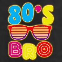 80's Bro Retro Shades 7 Panel Mesh Trucker Snapback Hat