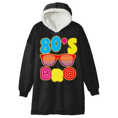 80's Bro Retro Shades Hooded Wearable Blanket