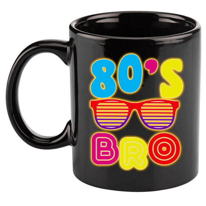 80's Bro Retro Shades 11oz C Handle Ceramic Mug
