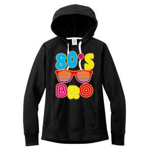 80's Bro Retro Shades Women's Fleece Hoodie