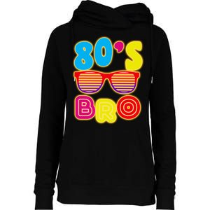 80's Bro Retro Shades Womens Funnel Neck Pullover Hood