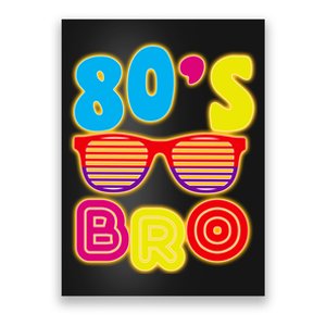 80's Bro Retro Shades Poster