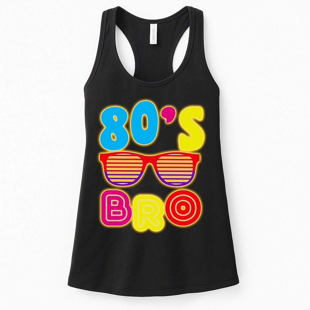 80's Bro Retro Shades Womens Tank Top